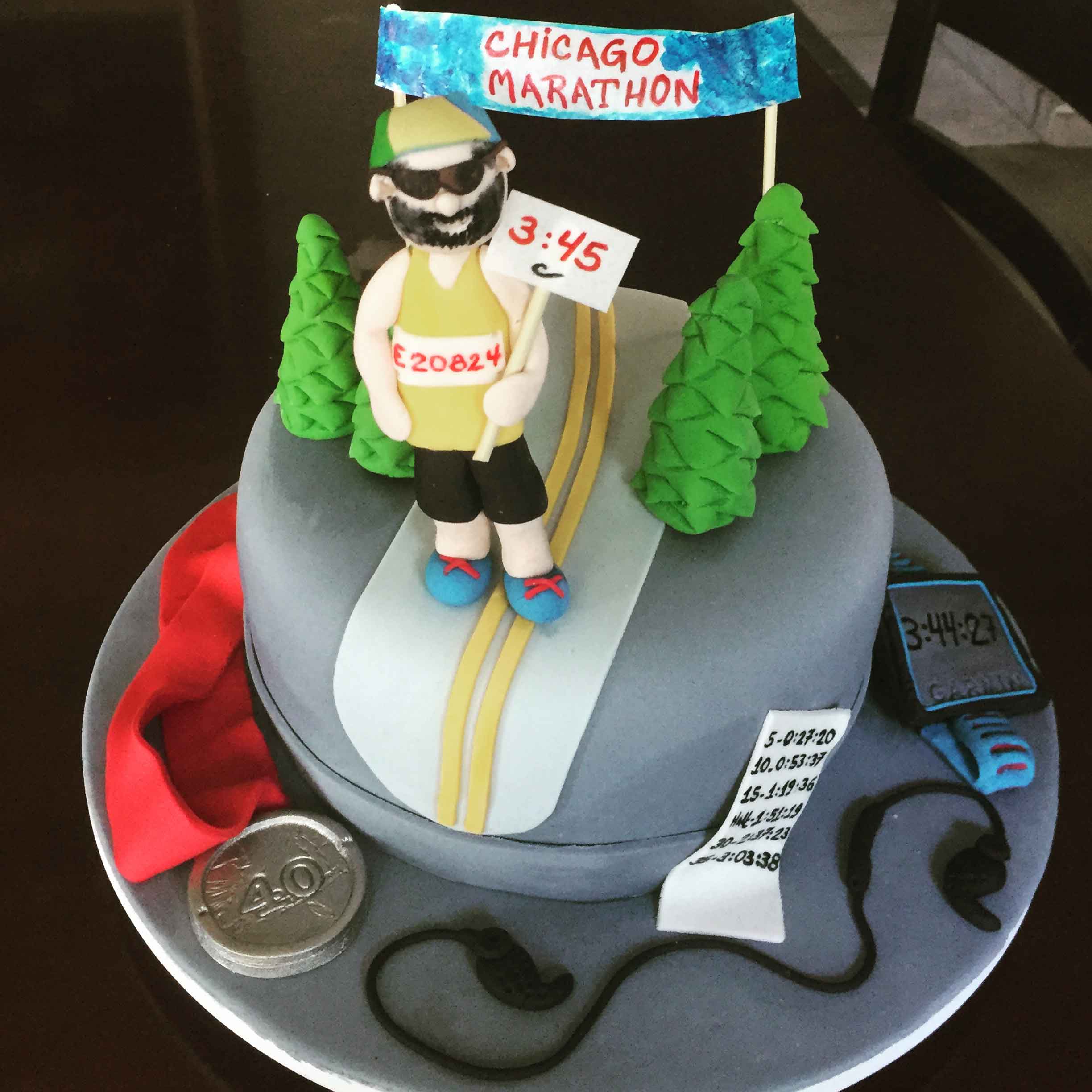 Marathon Runner's Cake: Crossing the Finish Line with Flavor
