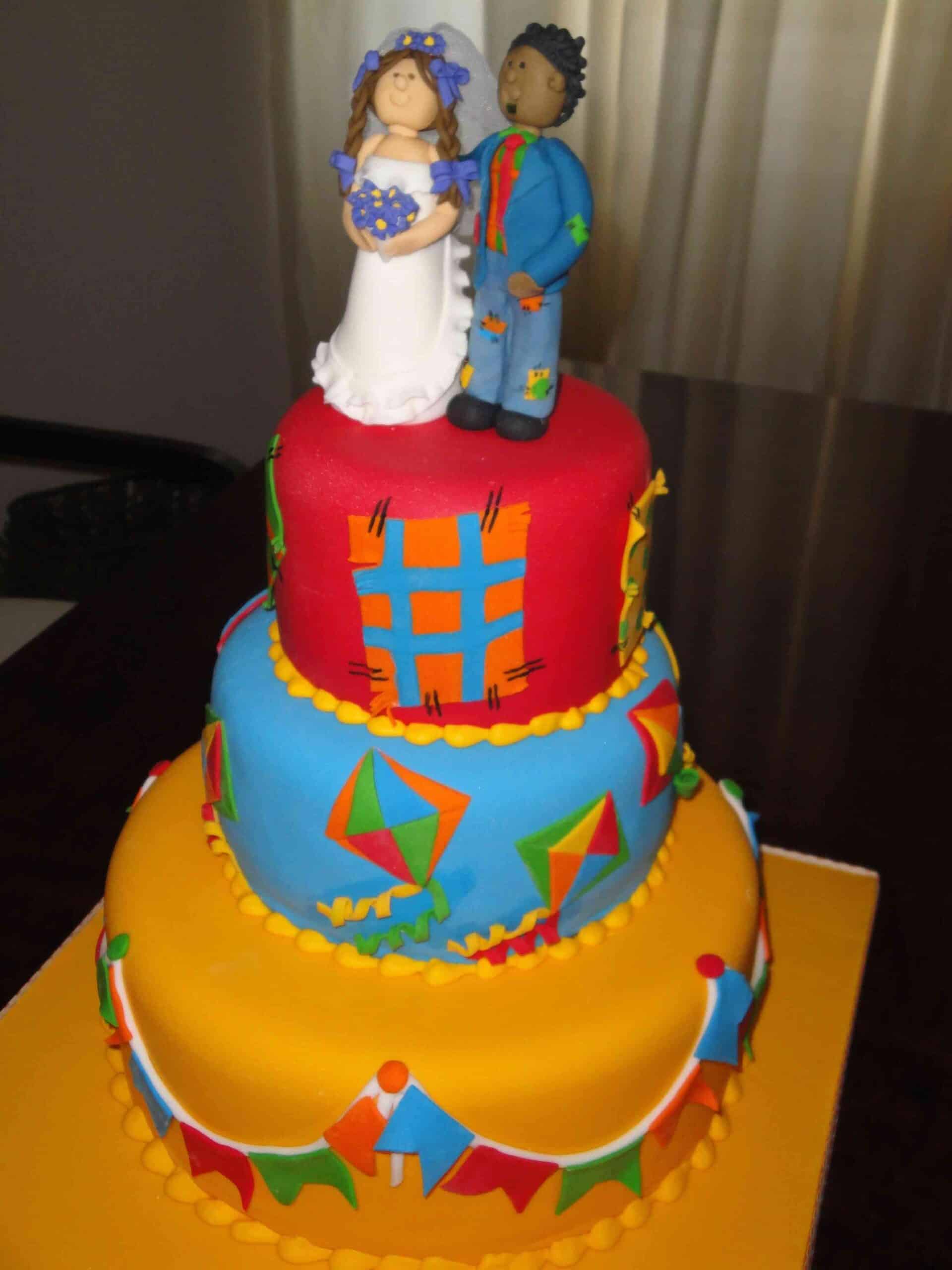 Festa Junina Cake: Festival, Bonfire and Fondant