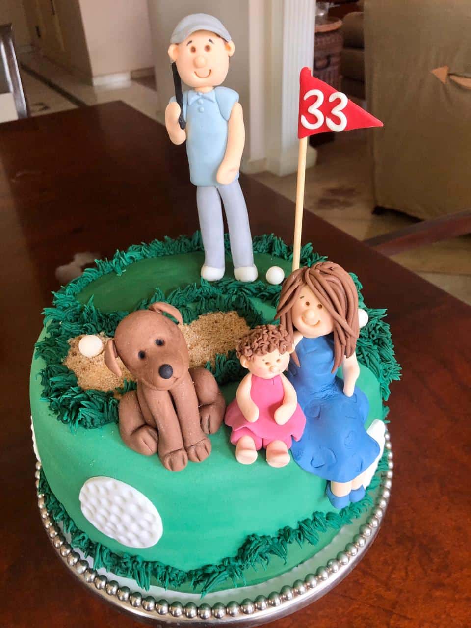 Golf Cake: Hole in One Birthday Celebration