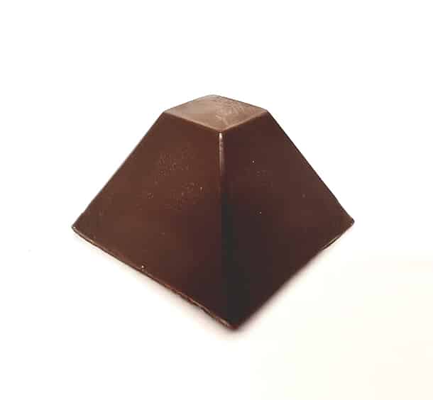 Artisan chocolate pyramids